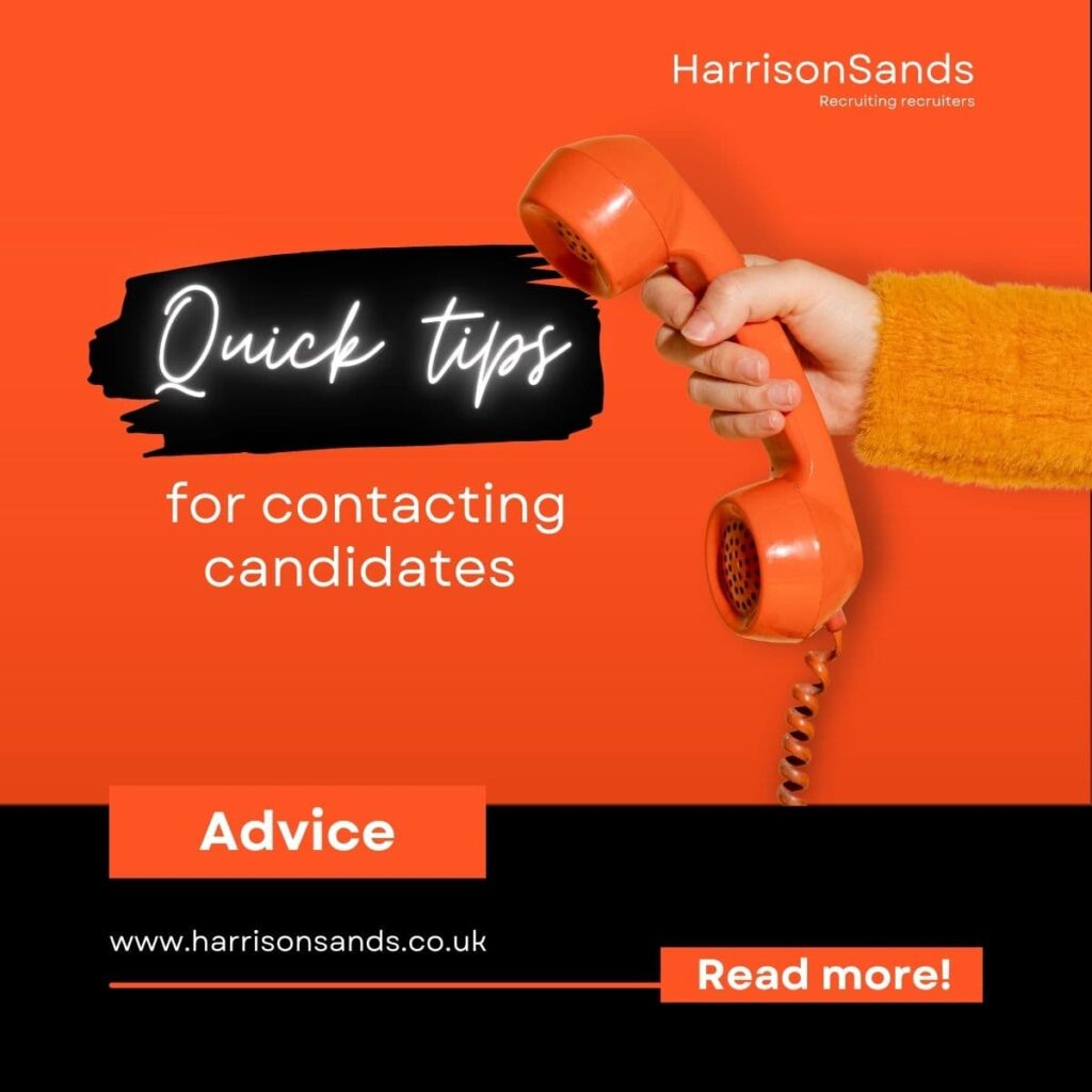 Quick tips for contacting candidates